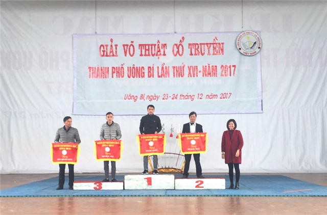 Giải võ thuật cổ truyền thành phố Uông Bí lần thứ XVI năm 2017