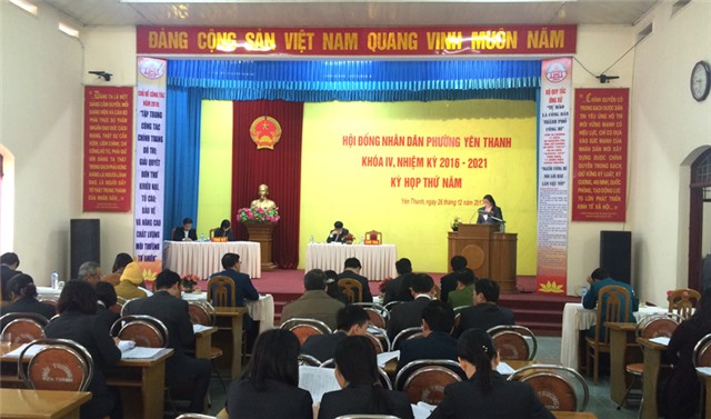 Các xã phường tổ chức họp HĐND kỳ cuối năm