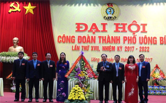 Đại hội Công đoàn thành phố Uông Bí lần thứ XVII