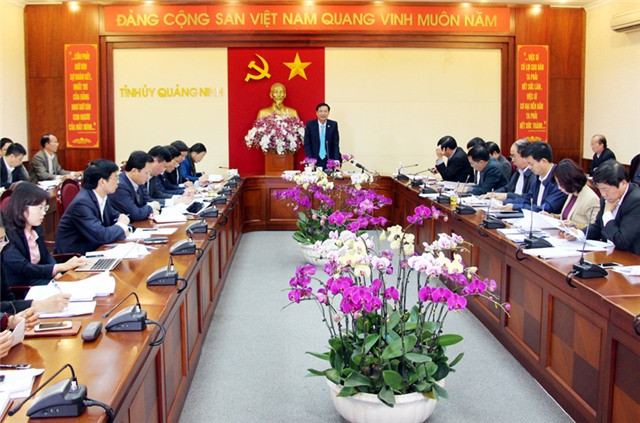 Thường trực Tỉnh ủy chỉ đạo triển khai thực hiện Kết luận của Thủ tướng