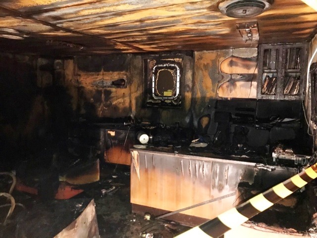 Cháy tàu quốc tế nhập hàng ở cảng Cái Lân, Quảng Ninh