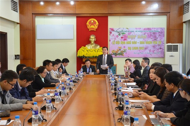 Họp báo Lễ hội Hoa Anh Đào - Mai vàng Yên Tử, Hạ Long 2017