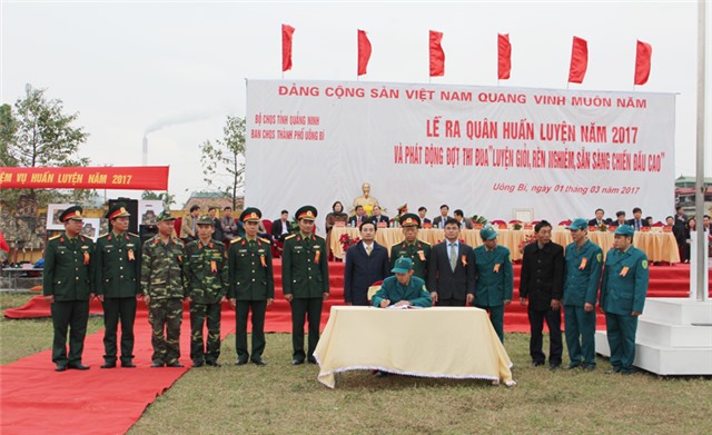 Huấn luyện 2017 theo phương châm “Luyện giỏi, rèn nghiêm, sẵn sàng chiến đấu cao”