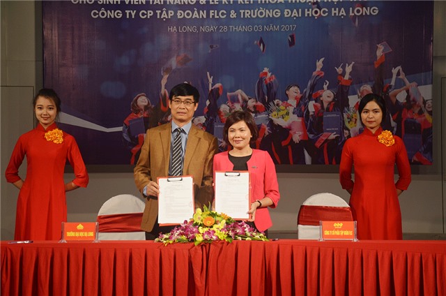 Trường Đại học Hạ Long ký kết thỏa thuận hợp tác với Công ty CP Tập đoàn FLC