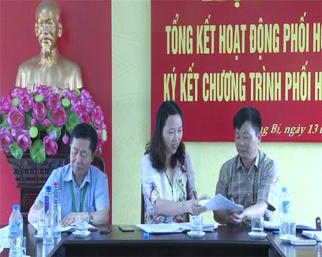 Liên đoàn lao động, Bảo hiểm xã hội, Phòng Lao động, thương binh - xã hội thành phố tổng kết chương trình phối hợp năm 2016