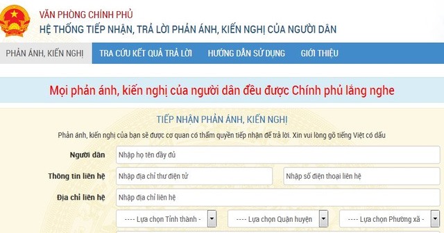 Chính phủ mở kênh tương tác với dân trên mạng