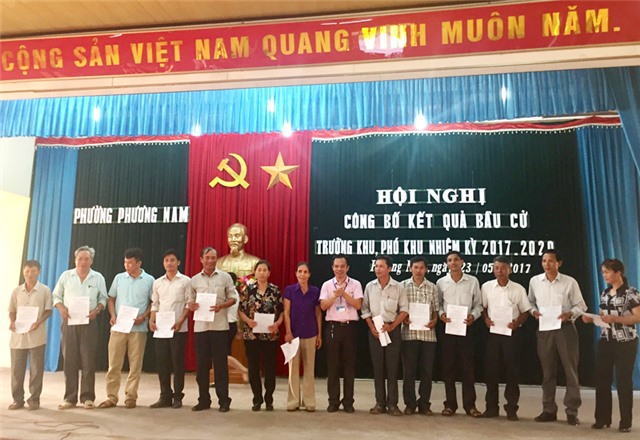 Phường Phương Nam: 14/14 trưởng khu được bầu là Đảng viên