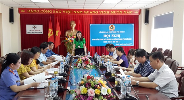 Dự kiến tổ chức Đại hội công đoàn Thành phố vào tháng 12-2017