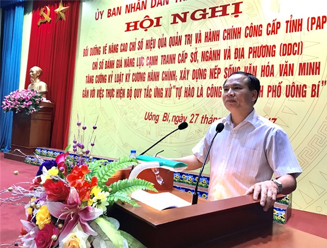 Bồi dưỡng nâng cao chỉ số PAPI, DDCI, tăng cường kỷ luật hành chính, xây dựng nếp sống văn hóa văn minh