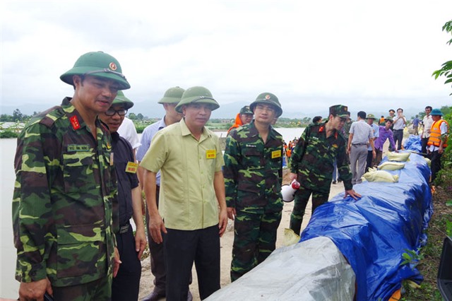 TP Uông Bí: Diễn tập phòng chống thiên tai tìm kiếm cứu nạn xã Điền Công năm 2017