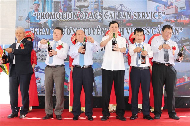 Khai trương tuyến tàu ACS Cái Lân
