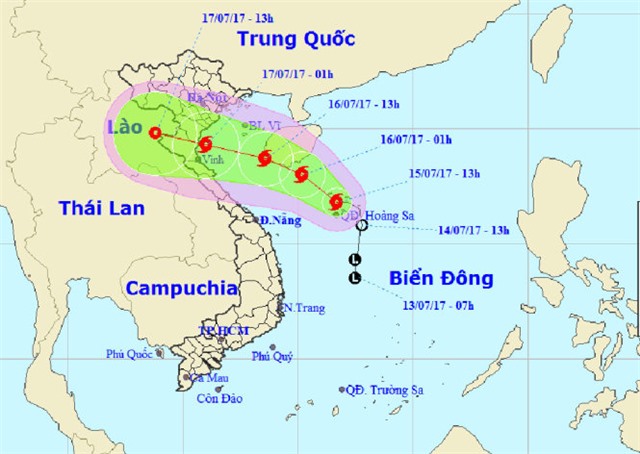 Công điện về việc chủ động biện pháp đối phó với bão số 2 (bão Talas)