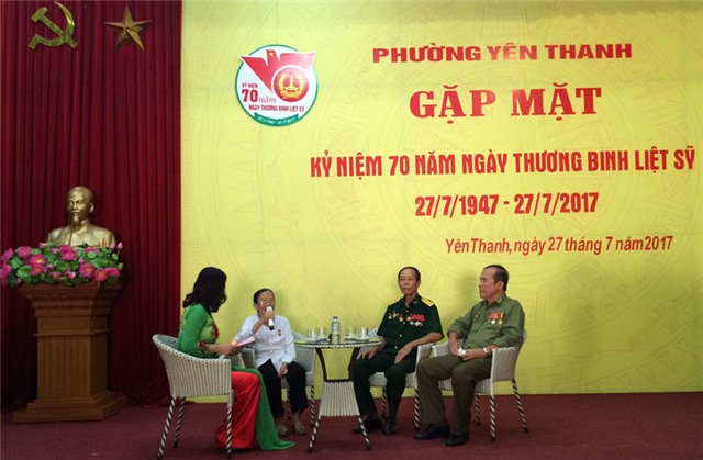 Phường Yên Thanh kỷ niệm 70 năm Ngày Thương binh liệt sỹ