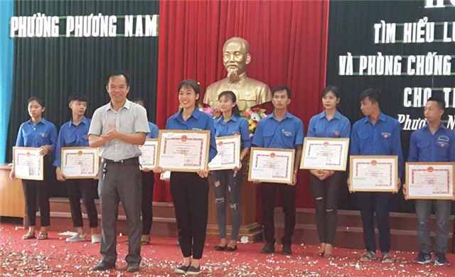 Phường Phương Nam: thi tìm hiểu Luật trẻ em năm 2016 và Phòng chống bạo lực, xâm hại trẻ em 