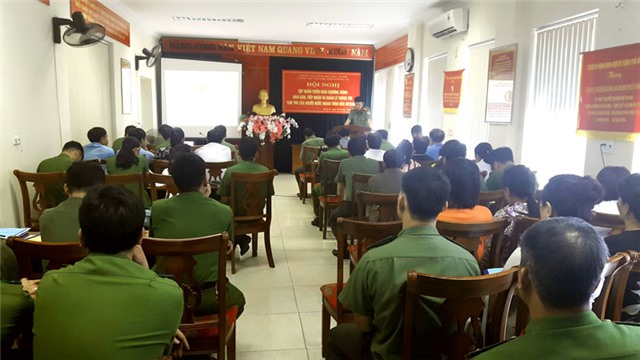 Công an thành phố Uông Bí tập huấn quản lý thông tin tạm trú của người nước ngoài