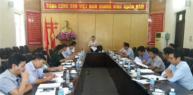 Thường trực Thành ủy Giao ban công tác với đảng bộ các xã phường 