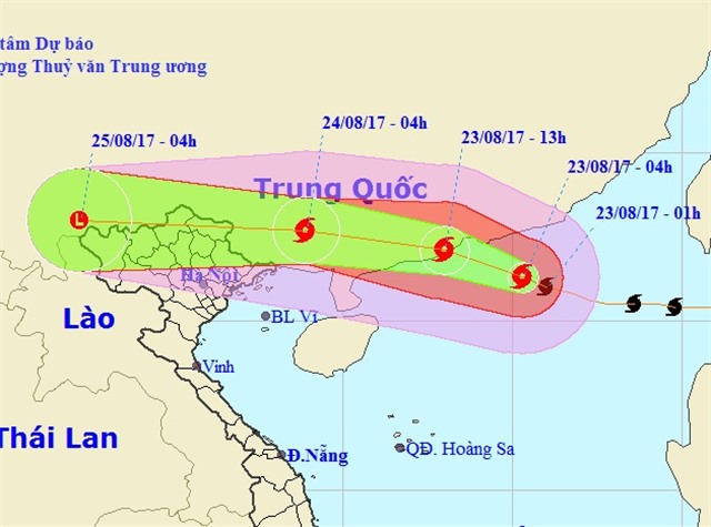 Công điện khẩn về việc chủ động biện pháp phòng chống cơn bão số 6 (bão Hato)