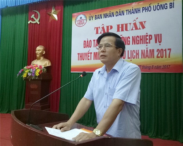 TP Uông Bí: Tập huấn thuyết minh viên du lịch năm 2017