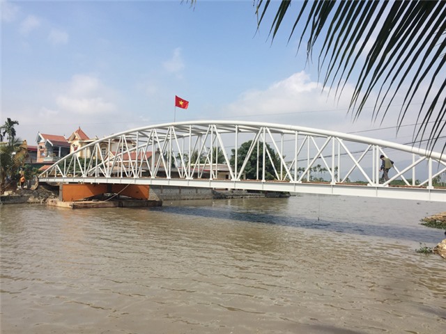 Cầu Cẩm Hồng, phường Phương Nam sẽ khánh thành trước Tết Nguyên đán Mậu Tuất 2018