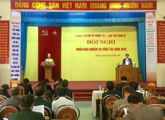 Phòng VH &TT thành phố: Triển khai nhiệm vụ năm 2018