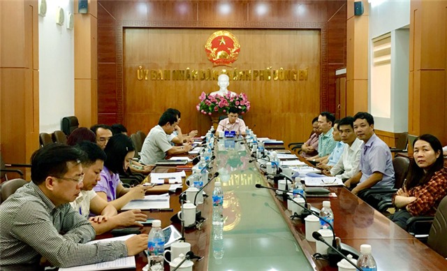 Uông Bí: Tham gia họp trực tuyến UBND tỉnh giao ban công tác thu, chi ngân sách, XDCB quý III-2018