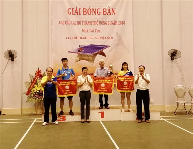 Giải bóng bàn các câu lạc bộ thành phố Uông Bí năm 2018