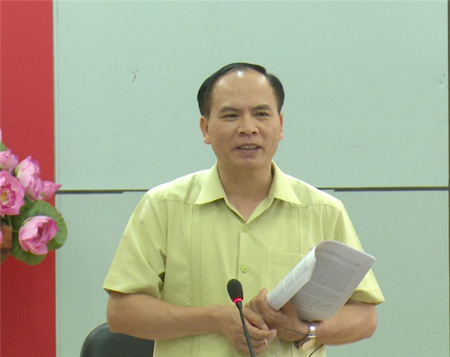 Giao ban công tác nội chính tháng 10 năm 2018