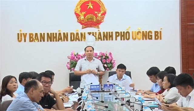 TP Uông Bí: Dự Hội nghị trực tuyến UBND tỉnh Quán triệt, triển khai sắp xếp tổ chức bộ máy, biên chế giáo dục