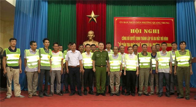 Phường Quang Trung: Ra mắt mô hình “Tổ tuần tra nhân dân” khu 5A