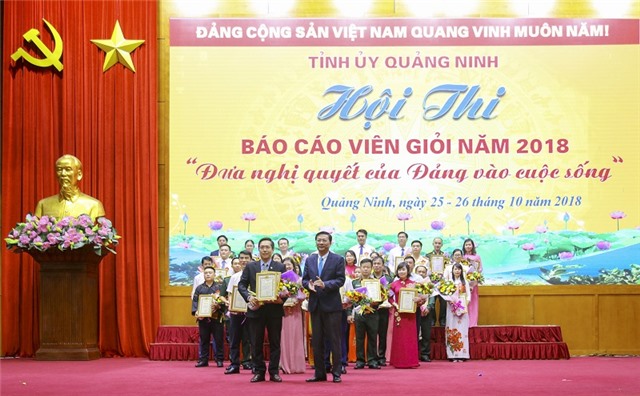 Sức lan tỏa từ Hội thi Báo cáo viên giỏi tỉnh Quảng Ninh năm 2018