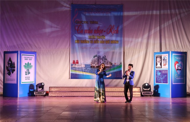 Ca múa nhạc tuyên truyền môi trường và biển đảo quê hương 