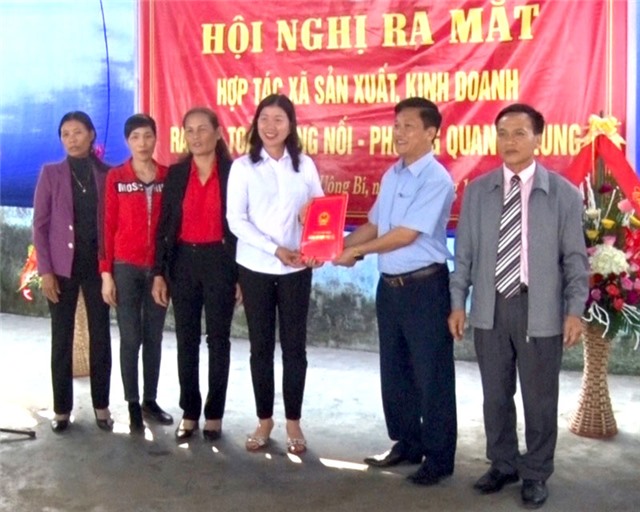 Ra mắt HTX Rau an toàn Đồng Nối