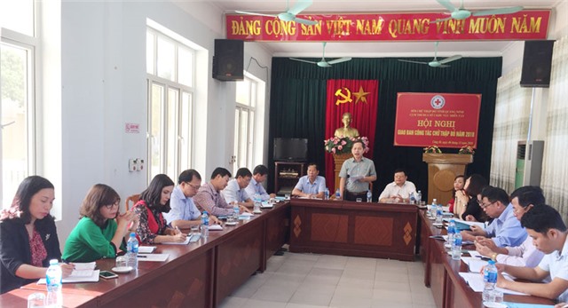  Cụm thi đua số 2 Hội Chữ thập đỏ tỉnh Quảng Ninh giao ban công tác năm 2018