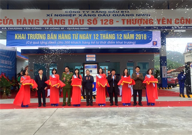 Xí nghiệp xăng dầu Quảng Ninh: Khai trương cửa hàng tại xã Thượng Yên Công 