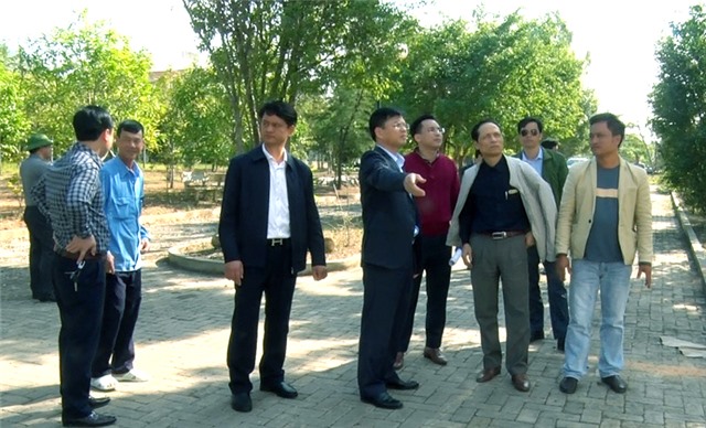 Kiểm điểm tiến độ đầu tư nâng cấp Công viên sinh viên