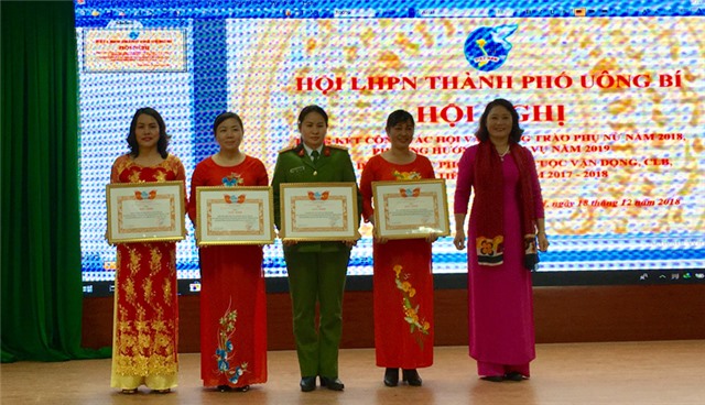 Tổng kết công tác hội và phong trào phụ nữ năm 2018