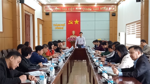 UBND thành phố họp bàn tổ chức các hoạt động mừng Đảng, mừng Xuân, đón Tết Nguyên đán Kỷ Hợi 2019