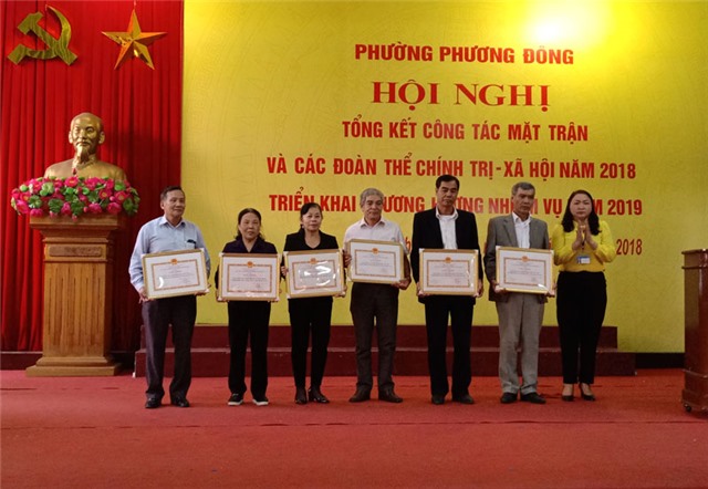 Phường Phương Đông tổng kết công tác MTTQ và các đoàn thể CT-XH 