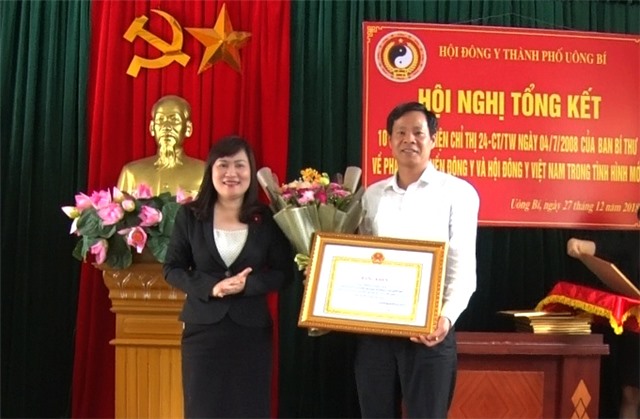 Hội Đông y thành phố Uông Bí tổng kết công tác năm 2018