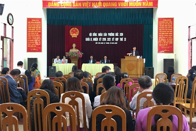 Kỳ họp thứ 11 HĐND phường Bắc Sơn khóa IX