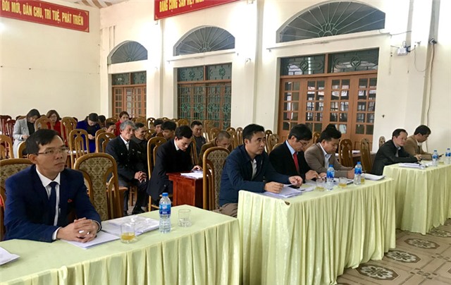 Kỳ họp thứ 8, HĐND xã Thượng Yên Công khoá XIX