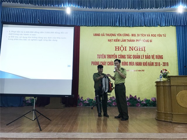 Tuyên truyền PCCC rừng mùa hanh khô