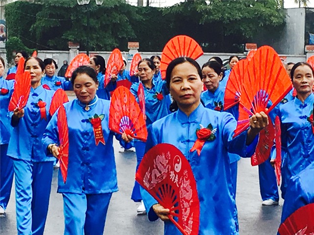 Biểu diễn võ thuật, dưỡng sinh đầu xuân