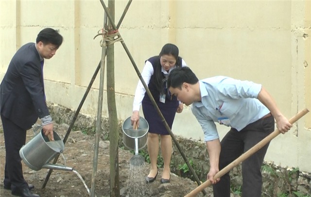 Phường Yên Thanh: Phát động Tết trồng cây xuân Mậu Tuất 