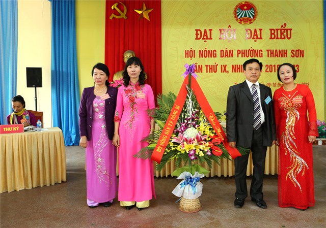 Đại hội đại biểu Hội Nông dân phường Thanh Sơn lần thứ IX