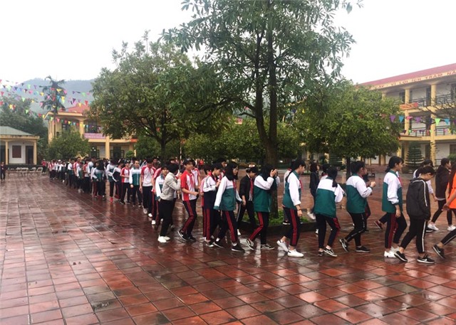 Phường Vàng Danh tổ chức Ngày chạy Olympic vì sức khỏe toàn dân 