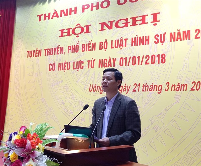 Tuyên truyền, phổ biến bộ luật hình sự 