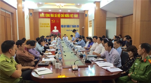 UBND thành phố giao ban Quý 1/2018