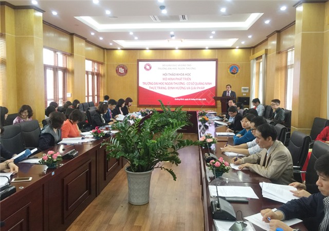 Hội thảo khoa học về Mô hình phát triển Trường Đại học Ngoại Thương Cơ sở Quảng Ninh