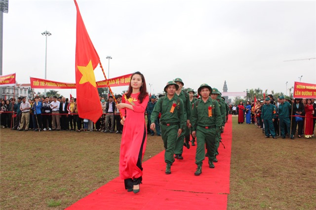 Quê hương, gia đình kỳ vọng tân binh nhập ngũ hoàn thành xuất sắc nhiệm vụ